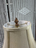 Pair of Berman Distressed Baroque Style Buffet Lamps (WORKS)
