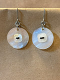 Round Button-Like Earrings