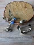 Pair of Silver Tone Brooches (A)