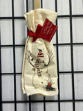 Mary Lake-Thompson Ltd. Snowman Two Flour Sack Kitchen Towels, Tags Still On