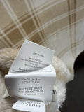 Pottery Barn Cream And Tan Fleece Blanket