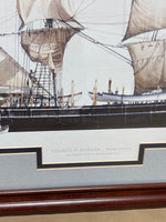 Charles W. Morgan • Whaler Print by RN Ghardloin; Signed