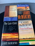 Lot of 4 Larry McMurtry Fiction Hardcover Books