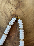 White Vintage Beaded Necklace