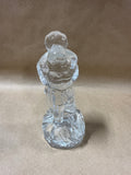 Swedish Clear Glass Couple Hugging