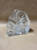 Chunky Horse Bergdala Swedish Glass Bookend
