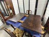 ***AS IS***Table with (4) Antique Chairs***HEAVY ITEM***READ DETAILS ON PICK UP POLICY***