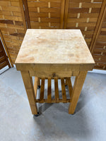 Butcher Block Island on Casters