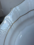 Herend Hungary 1524 Golden Edge White Dinner Plate (A) (7 AVAILABLE—PRICED INDIVIDUALLY AT $75 EACH)
