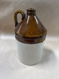 Two Tone Stoneware Whiskey Jug