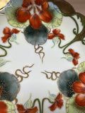 (A) Limoges Floral Gold Trim Saucer Plate