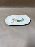 Mermaid And Seahorse Oval Trinket Dishes From Cracker Barrel — Pair