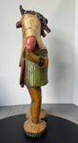 Gouro Vintage Wooden Zamble Mask Statue