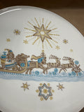 Heinrich & Co Selb Bavaria Christmas Sleigh Plate