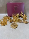 The Danbury Mint Gold Christmas Collection In Box - 2004 (C)
