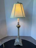 Ornate Resin Candlestick Lamp (WORKS)