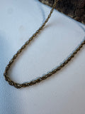 12K Gold Fill Long Chain Necklace