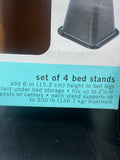 4-Piece Box of Bed Risers