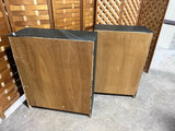 Dark Green Painted Pair of Bookcases