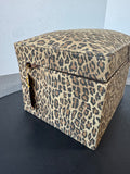 Raymond Waites Leopard Fabric Storage Box