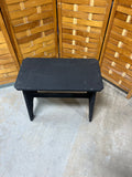 Black Painted Petite Bench/Seat