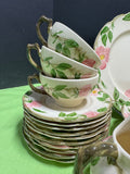 35-Piece Franciscan Desert Rose Earthenware China Set