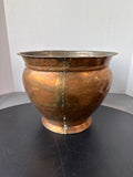 Hammered Copper Planter