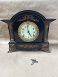 Heavy Ansonia Mantle Clock With Cherubs - NOT TESTED