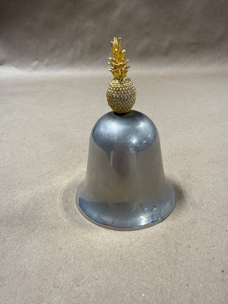 Silver Plate Bell With Pineapple Handle