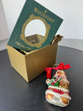 Gingerbread Girl Cookie Waterford Holiday Heirloom Ornament in Box