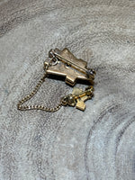 14K Chi Eta Phi Sorority Pin with Letter K