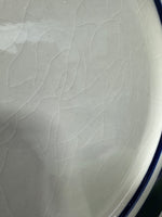 32-Piece Newcor Japan Satellite Navy Blue Stoneware China Set