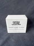 Dept. 56 “Santa & Mrs.Claus” 2-Piece Figurine Set (B2)