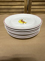 (B) Rainbow Mountain Christmas Reindeer Plates — 7