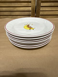 (B) Rainbow Mountain Christmas Reindeer Plates — 7