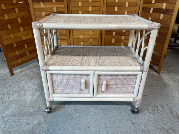 Wicker Cart on Casters