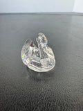 (F) Swarovski Crystal Swan