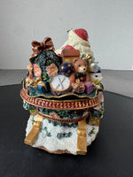 Fitz & Floyd Resin Musical Santa Decor (WORKS)