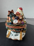 Fitz & Floyd Resin Musical Santa Decor (WORKS)