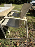 Faux Tile Top Patio Table w/Six Chairs
