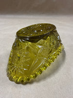 Yellow Starburst Anchor Hocking Candy Dish