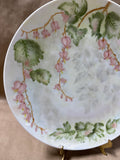 1980 Handpainted Floral Plate - E. Skelly