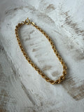 18K Gold Rope Chain Bracelet (3.7g)