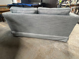 Upholstered Love Seat, steel blue color,  2 Available, PRICED INDIVIDUALLY, $225 each***HEAVY ITEM***