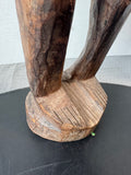Large Heavyweight Vintage Lobi Bateba Hand Carved Wooden African Statue