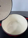 Red Buffalo Check Masterclass Enameled Cast Iron Dutch Oven