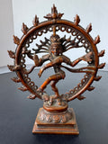 Bronze Vintage Shiva Nataraja Hindu Statue