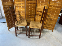 Pair of Ladder Back Chairs