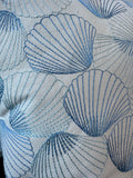 Pair of Seashell Embroidered Throw Pillows