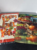 Pair of Fall Garden Flags